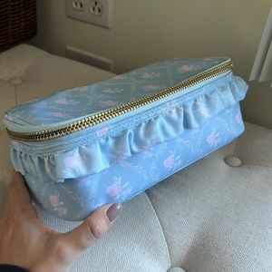 Stoney Clover Lane Earl Grey makeup zippered pouch